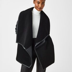 Spanx Fleece & Leather Long Wrap.